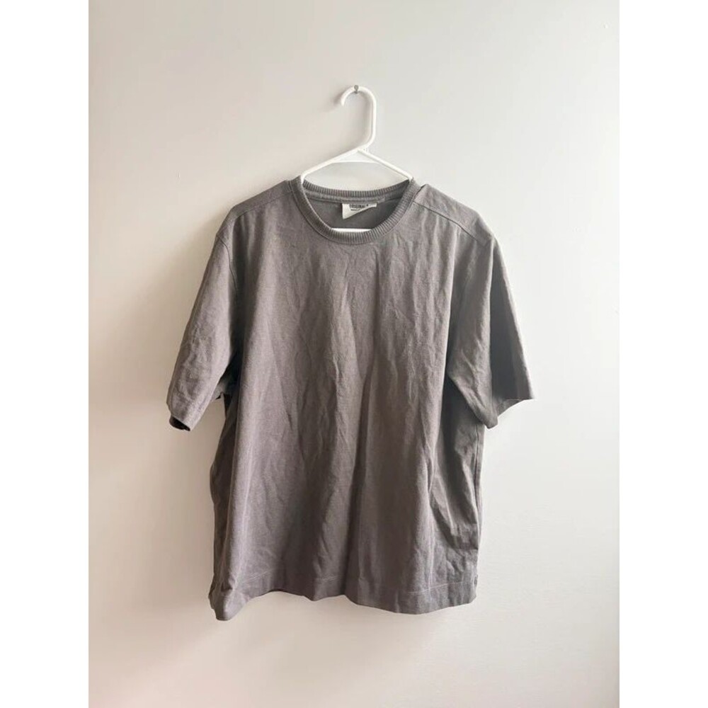 Brooklyn Cloth Originals Boxy Gray T-Shirt Size Large Crew Neck